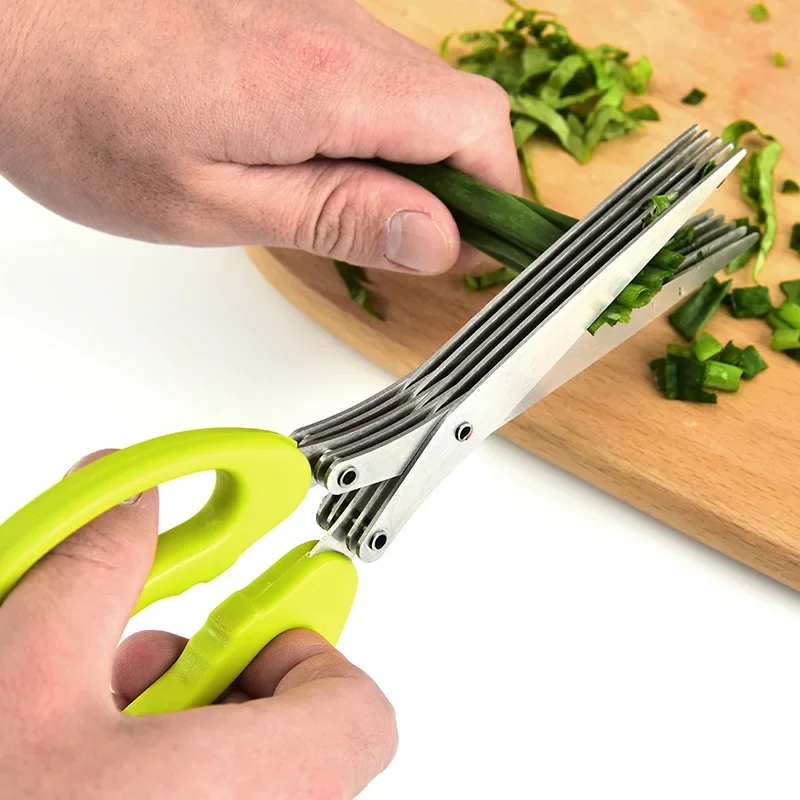 Kitchen Gadgets You Need - Muti-Layers Kitchen Scissors Stainless Steel Vegetable