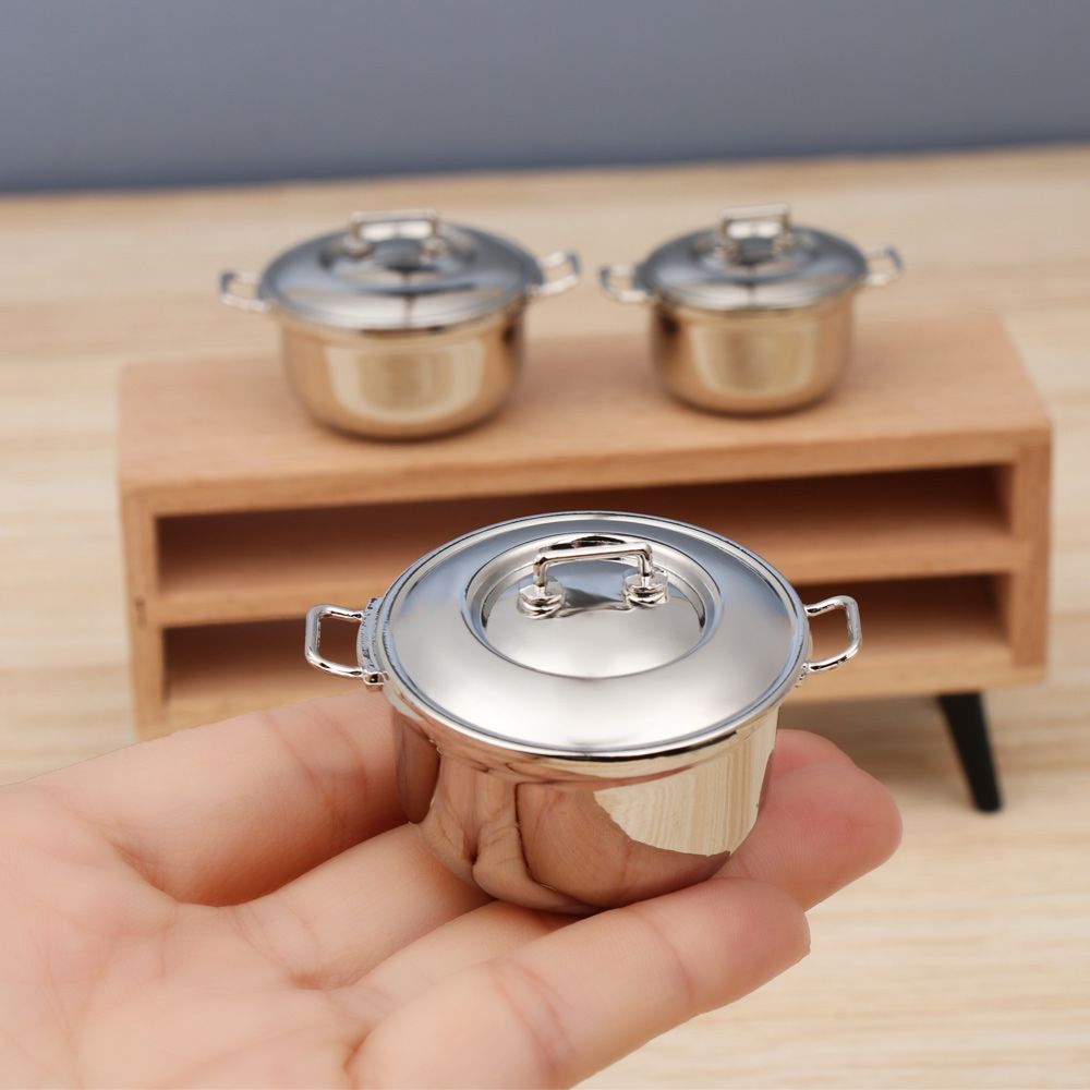 Kitchen Gadgets You Need - 1/12 Miniature Soup Pot With Cover