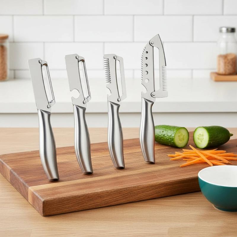 Kitchen Gadgets For Gifts - 5 in 1 Vegetable Peeler Stainless