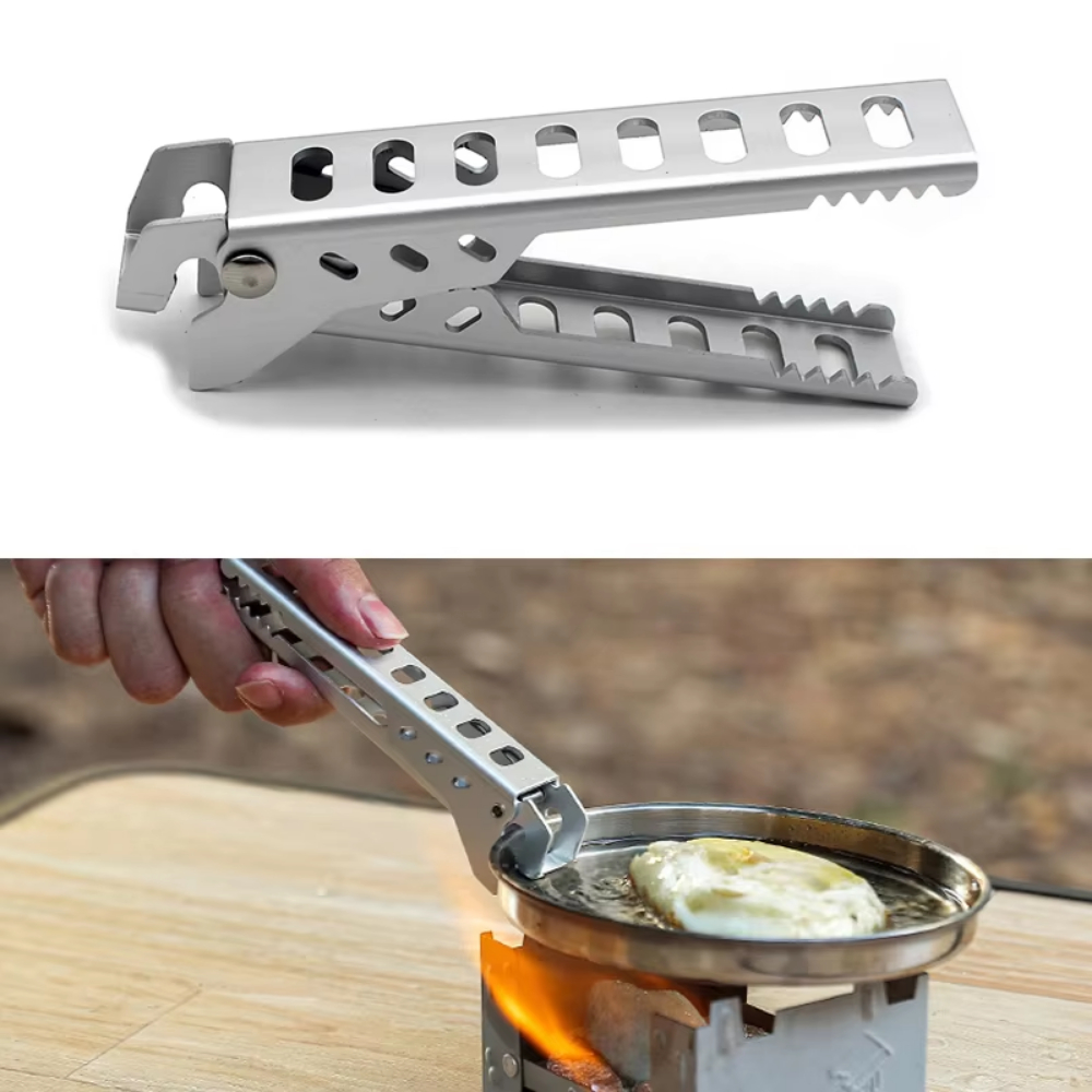 Kitchen Gadgets You Need - Outdoor Aluminium Anti-hot Alloy Clip Bowl