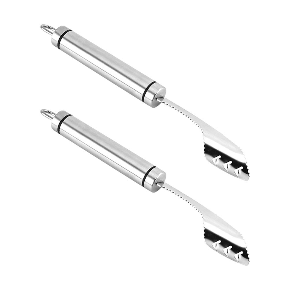 Kitchen Gadgets And Tools - 2Pcs Stainless Steel Chili Corer Remover