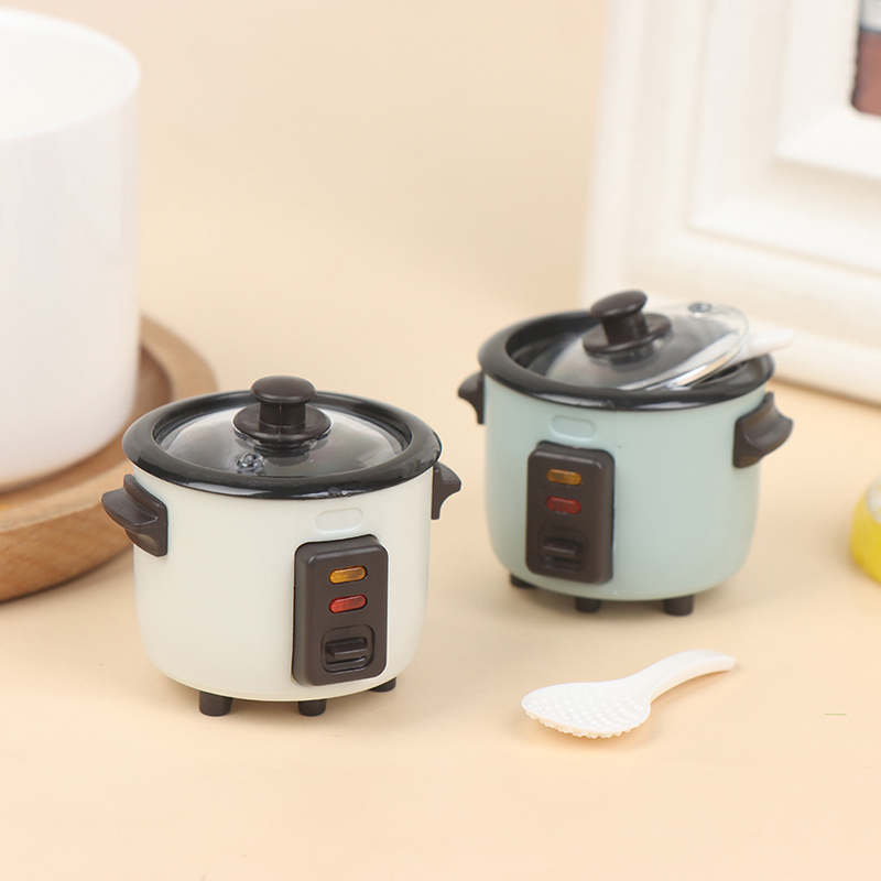 Kitchen Gadgets You Need - 【New】1Set Dollhouse Miniature Rice Cooker With