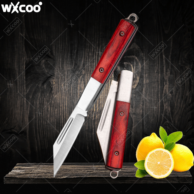Kitchen Gadgets You Need - Stainless Steel Pocket Knife Rosewood Handle
