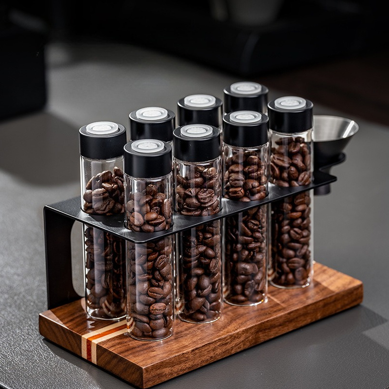 JUSTINLAU Glass Coffee Bean St - đánh giá và giá Kitchen Gadgets Organizer
