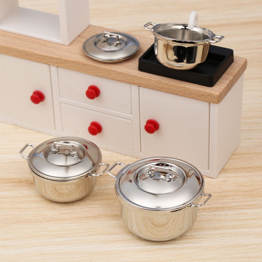 1/12 Miniature Soup Pot With C - đánh giá và giá Kitchen Gadgets You Need