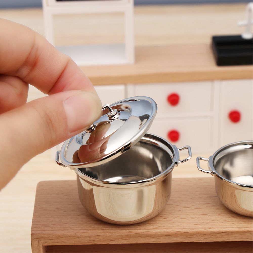 1/12 Miniature Soup Pot With C - đánh giá và giá Kitchen Gadgets You Need