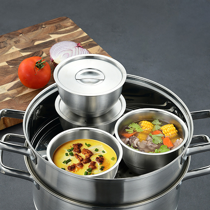 1Pc Stainless Steel Rice Bowl  - đánh giá và giá Korean Kitchen Gadgets
