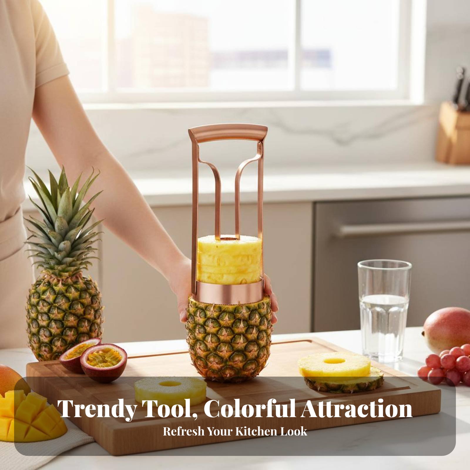 Stainless Steel Pineapple Cutt - đánh giá và giá Kitchen Gadgets And Tools