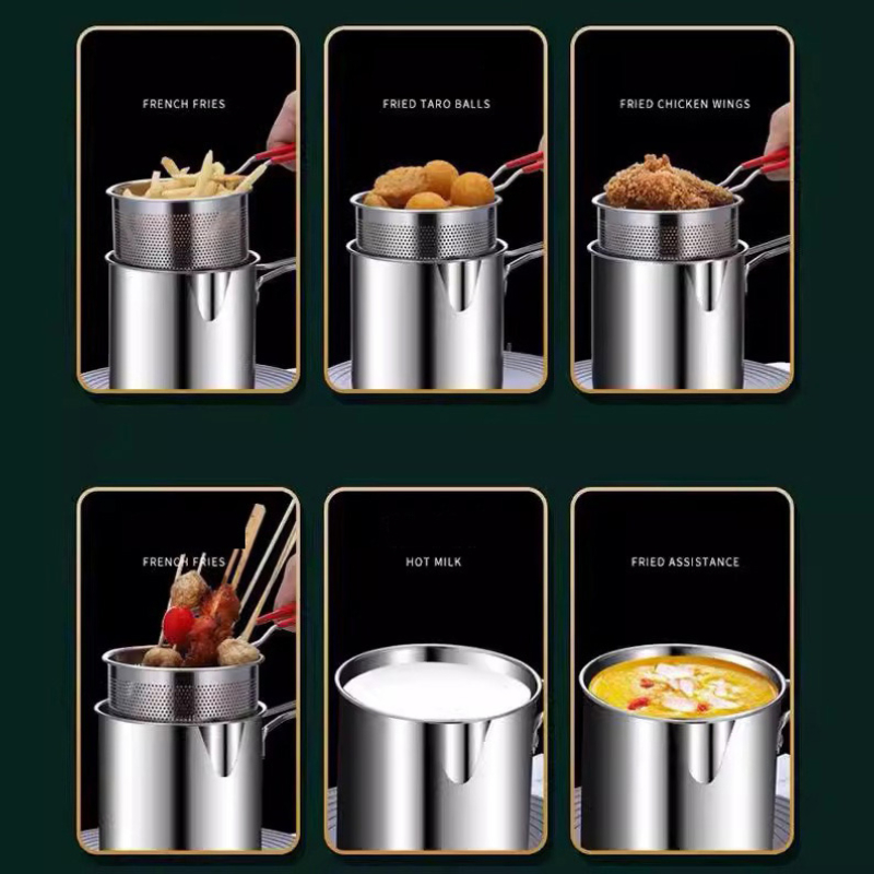 304 Stainless Steel Deep Fryer - đánh giá và giá Kitchen Gadgets For Arthritic Hands