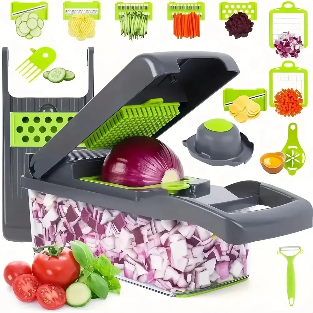 Multifunctional Vegetable Chop - đánh giá và giá Korean Kitchen Gadgets