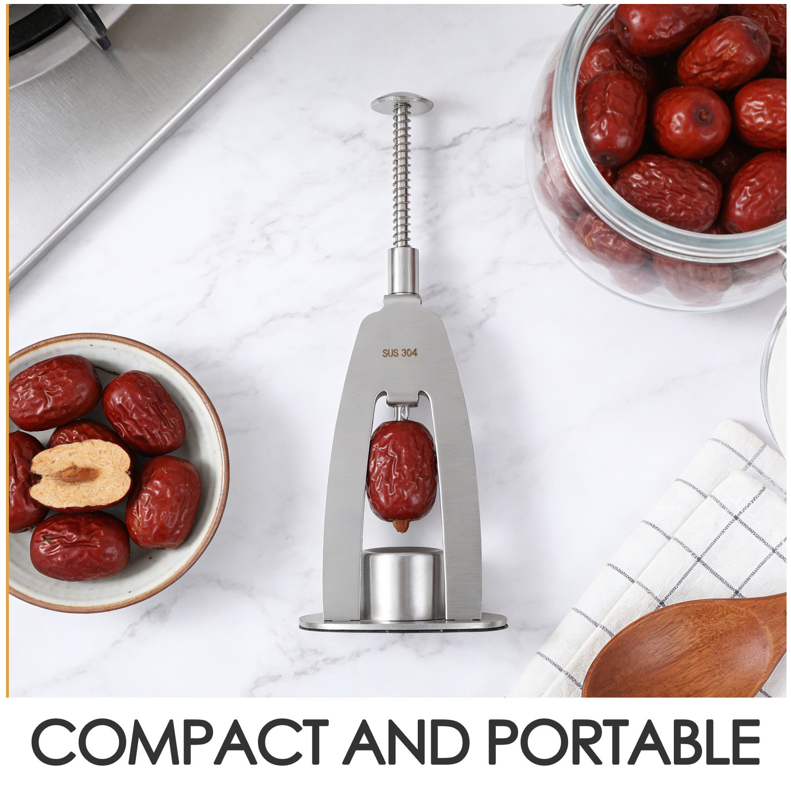 Handheld Stainless Steel Red D - đánh giá và giá Kitchen Gadgets And Tools