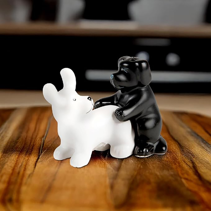 Black And White Ceramic Dog Sa - đánh giá và giá Korean Kitchen Gadgets