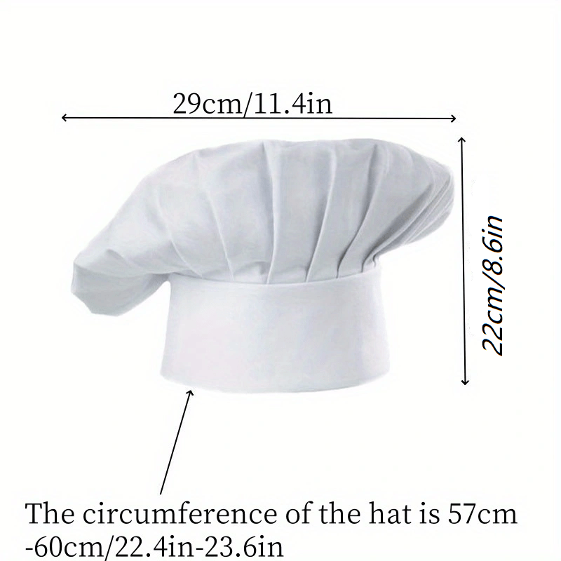 3pcs Chef Hat Adult Adjustable - đánh giá và giá Kitchen Gadgets You Need