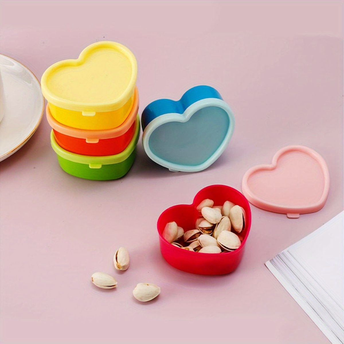 5PCS Mini Lunch Box Condiment  - đánh giá và giá Kitchen Gadgets Organizer