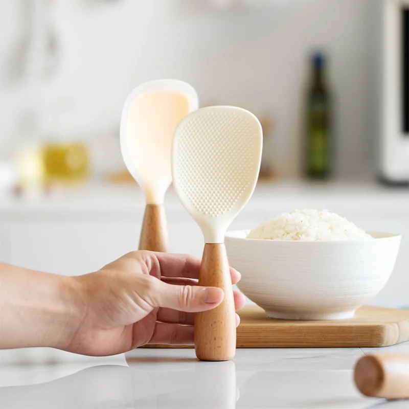 Hanging Silicone Rice Spoon Ki - đánh giá và giá Kitchen Gadgets Cool