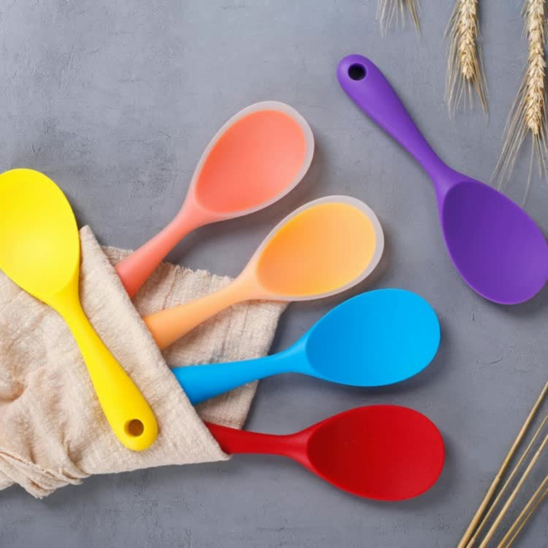 1Pcs Silicone Spoon Non-stick  - đánh giá và giá Kitchen Gadgets Cool