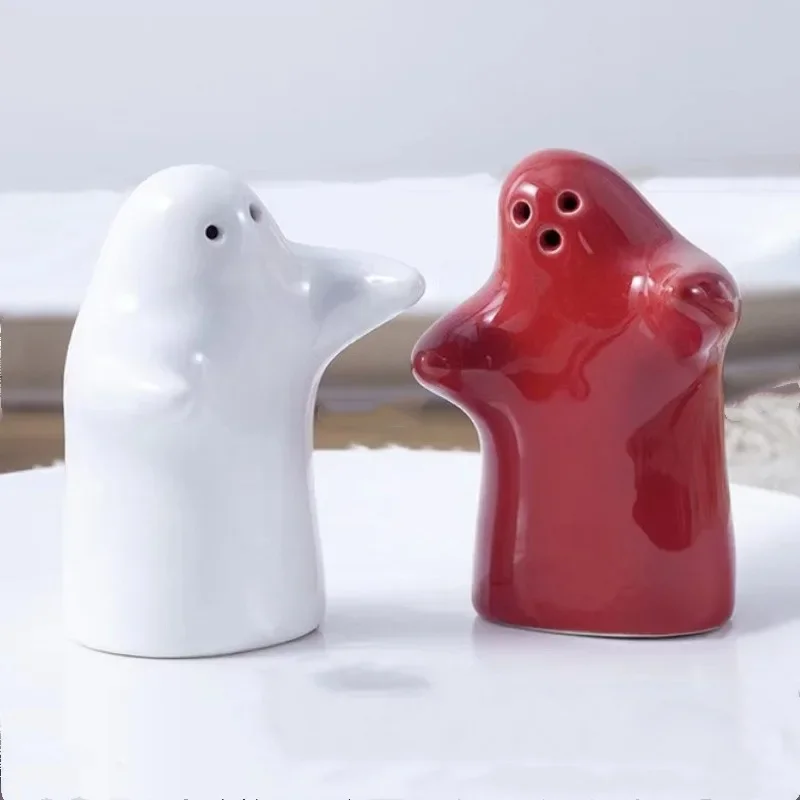 Ceramic Ghost Funny Mini Peppe - đánh giá và giá Korean Kitchen Gadgets