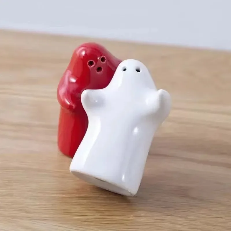 Ceramic Ghost Funny Mini Peppe - đánh giá và giá Korean Kitchen Gadgets