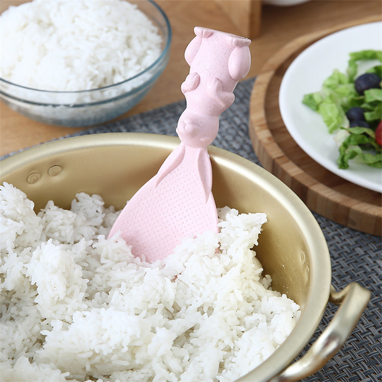 Straw rabbit spoon can stand u - đánh giá và giá Kitchen Gadgets Cool