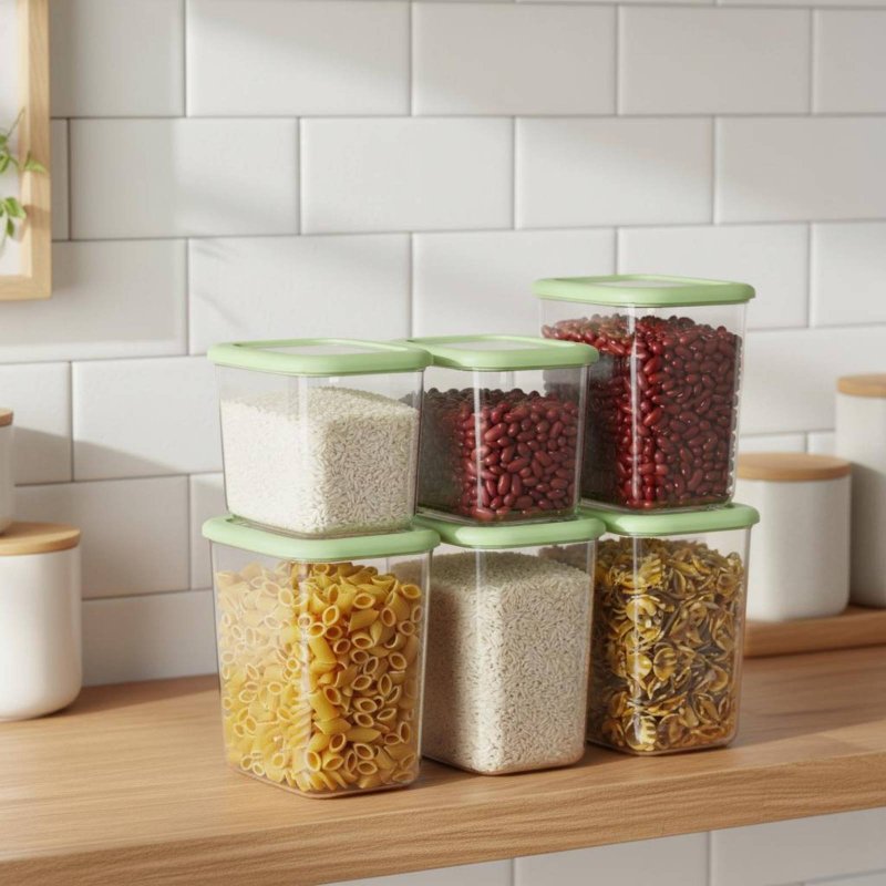 6 Pieces Airtight Food Storage - đánh giá và giá Food Storage Containers