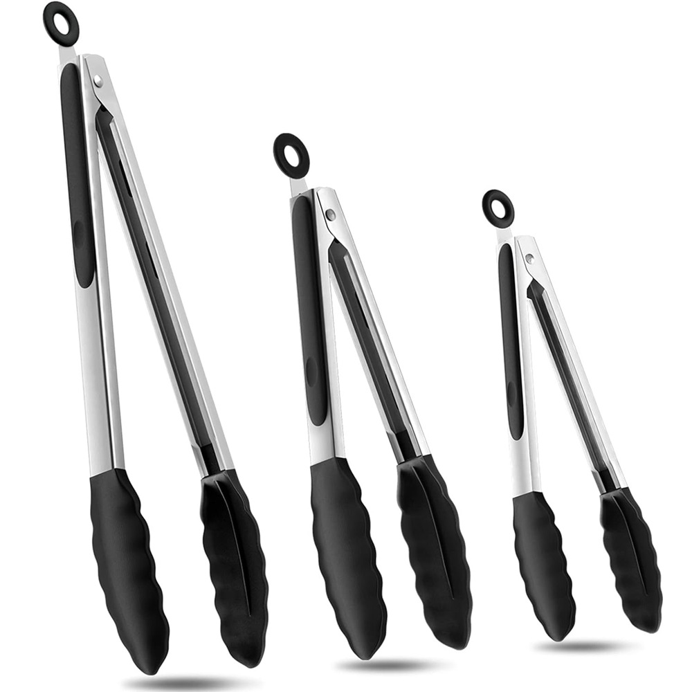 Silicone BBQ Grilling Tongs Ki - đánh giá và giá Kitchen Gadgets Gift