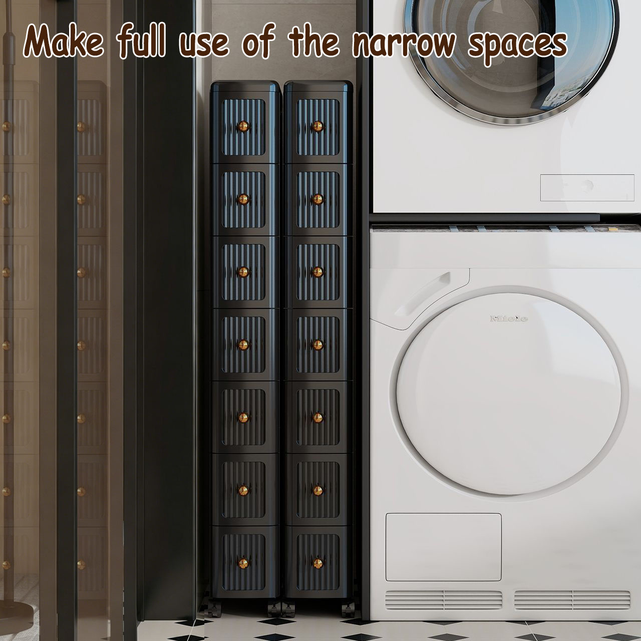 15CM Narrow Gap Drawer Storage - đánh giá và giá Kitchen Gadgets Organizer