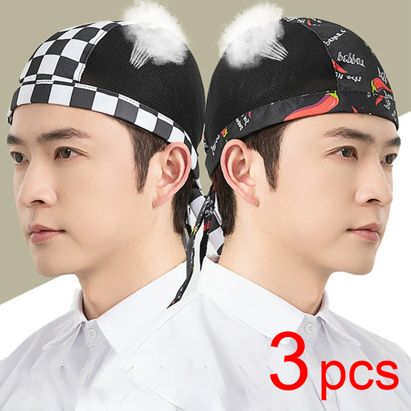 Breathable Mesh Cook Hat 3pcs  - đánh giá và giá Kitchen Gadgets You Need