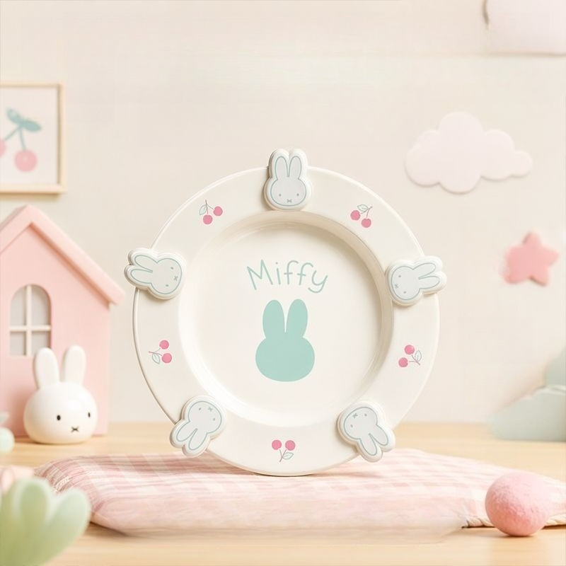 Anime Miffy Dinner Plate Ceram - đánh giá và giá Kitchen Gadgets Gift