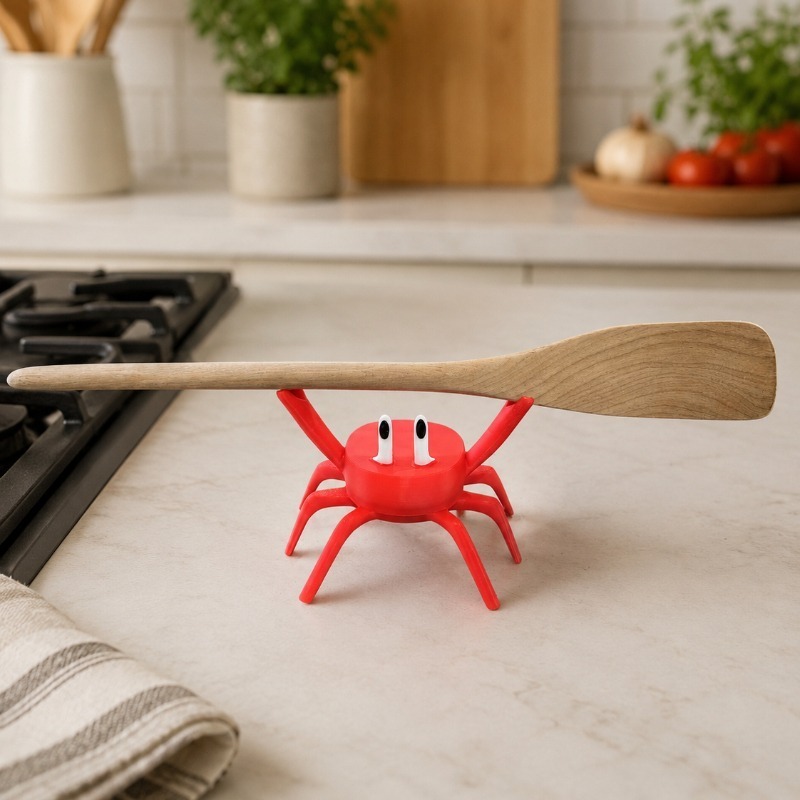 Red Crab Spoon Rest, Cute Crab - đánh giá và giá Kitchen Gadgets For Gifts
