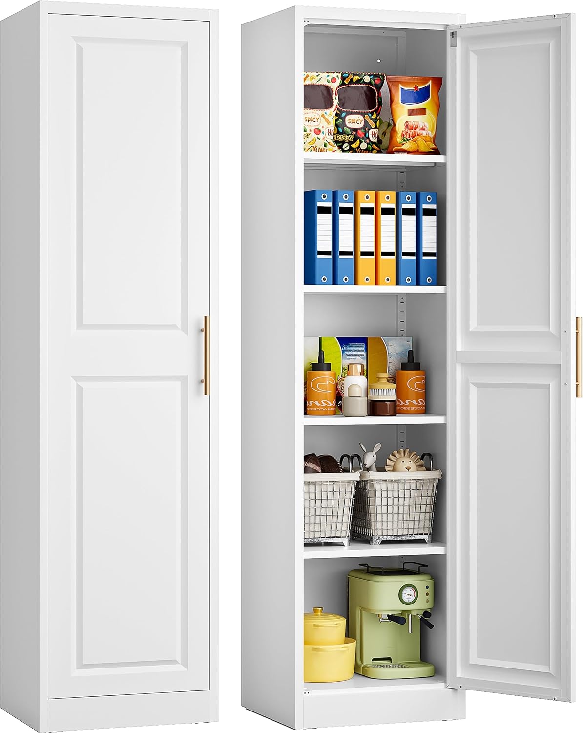Tall Narrow Storage Cabinet Wi - đánh giá và giá Kitchen Gadgets Organizer