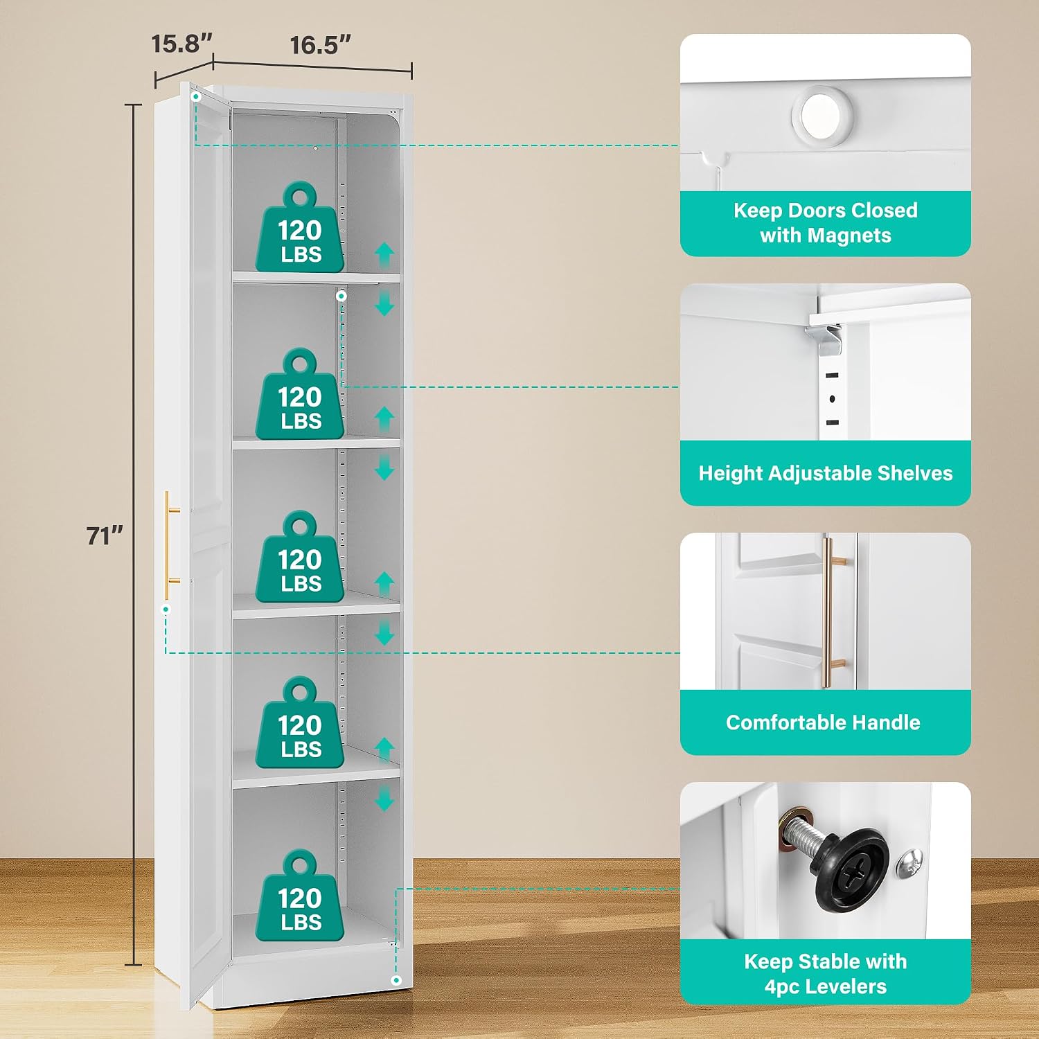 Tall Narrow Storage Cabinet Wi - đánh giá và giá Kitchen Gadgets Organizer