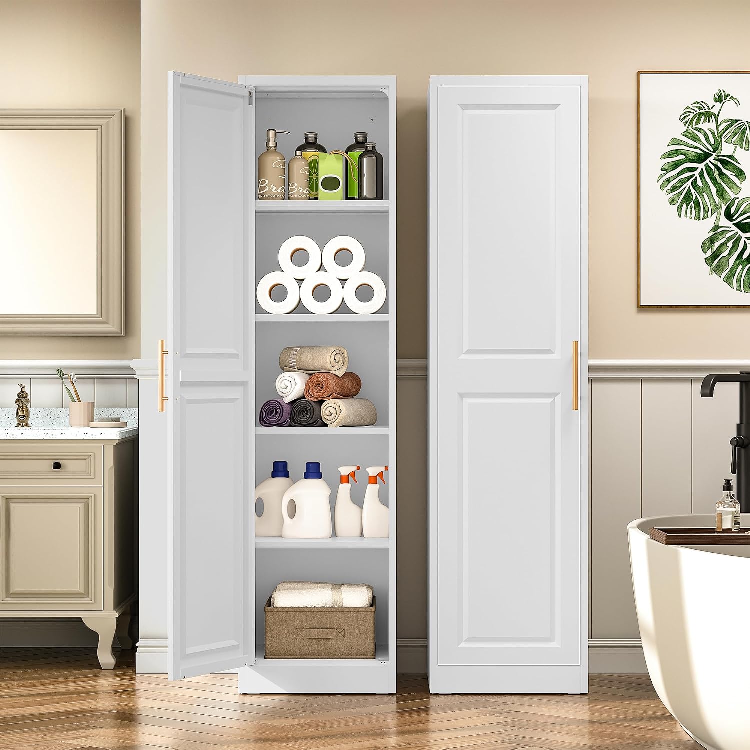 Tall Narrow Storage Cabinet Wi - đánh giá và giá Kitchen Gadgets Organizer