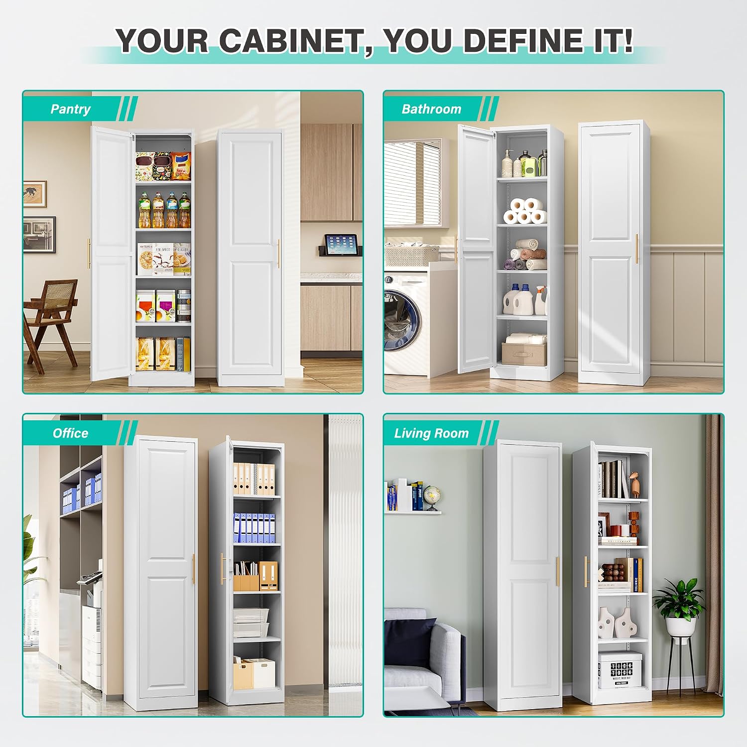 Tall Narrow Storage Cabinet Wi - đánh giá và giá Kitchen Gadgets Organizer