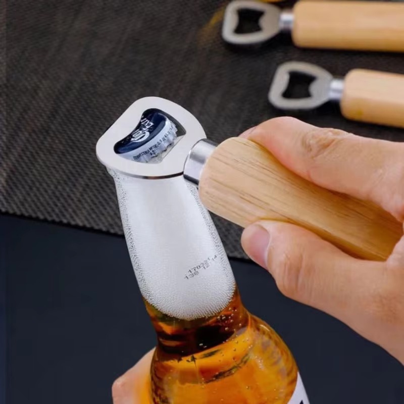 Stainless Steel Wooden Bottle  - đánh giá và giá Kitchen Gadgets For Gifts