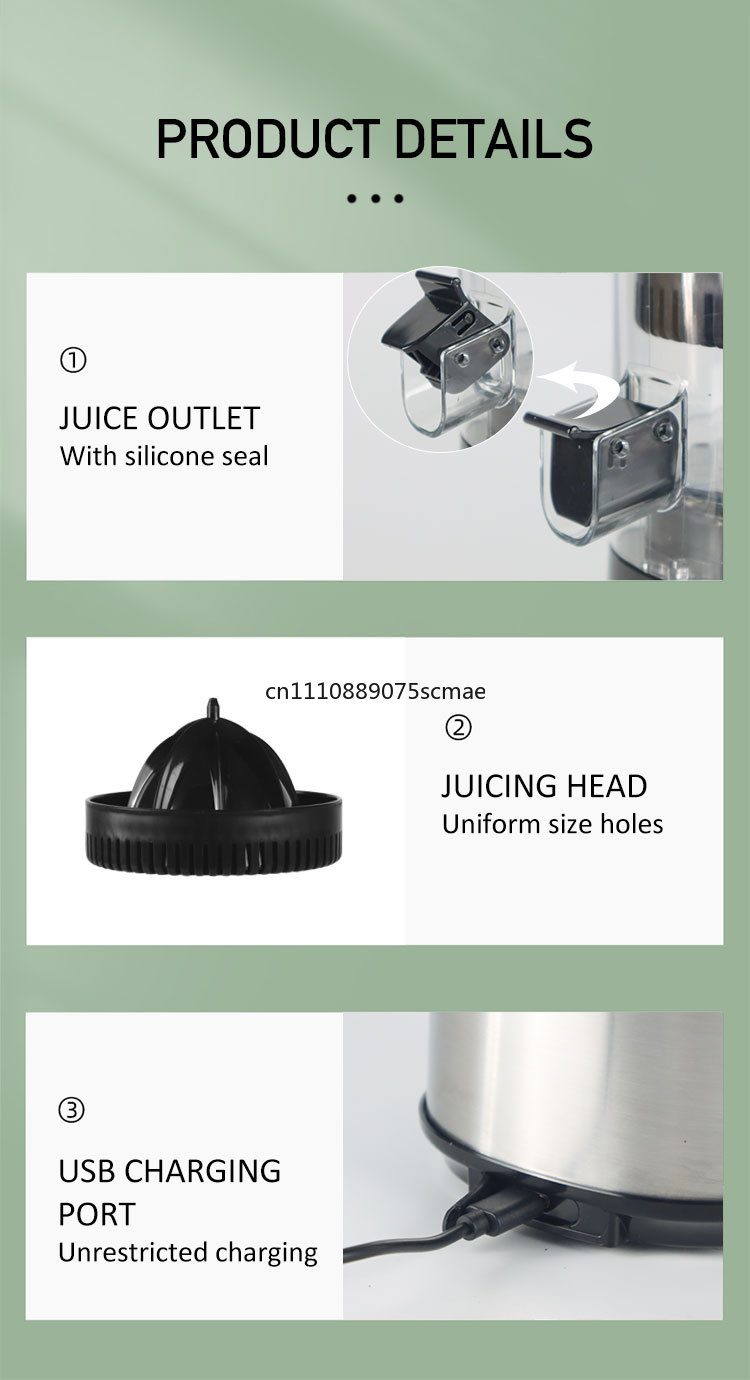 USB‑Charged Portable Electric  - đánh giá và giá Citrus Lemon Squeezer