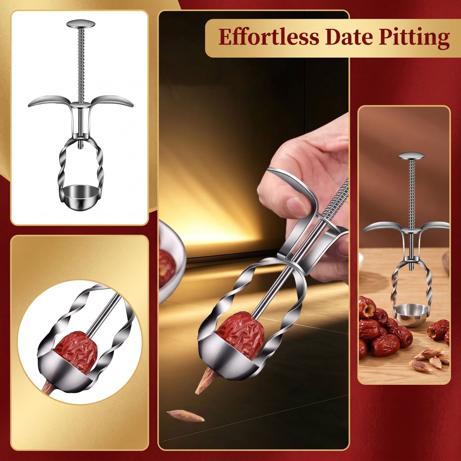Stainless Steel Red Date Pitte - đánh giá và giá Kitchen Gadgets And Tools