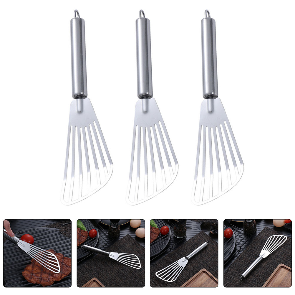 3pcs Stainless Steel Spatula F - đánh giá và giá Kitchen Gadgets For Arthritic Hands