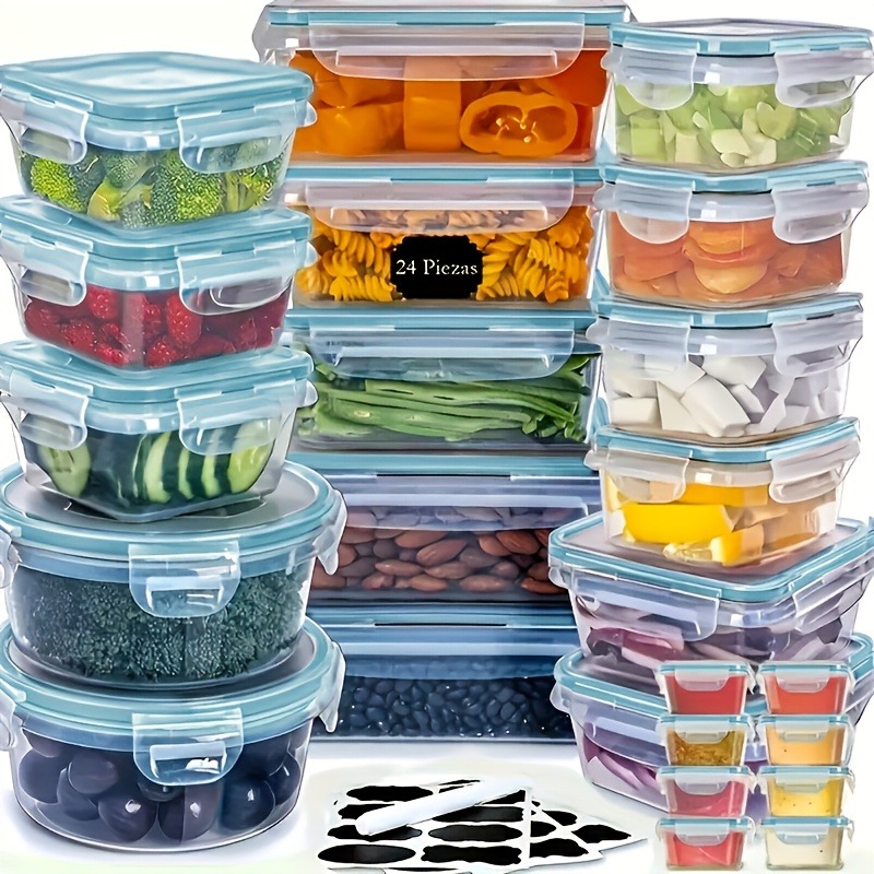 48PCS BPA-Free Food Storage Se - đánh giá và giá Kitchen Gadgets Organizer