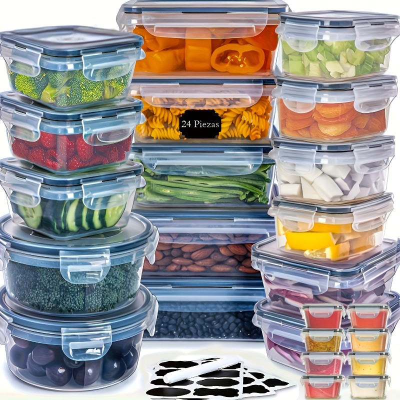 48PCS BPA-Free Food Storage Se - đánh giá và giá Kitchen Gadgets Organizer