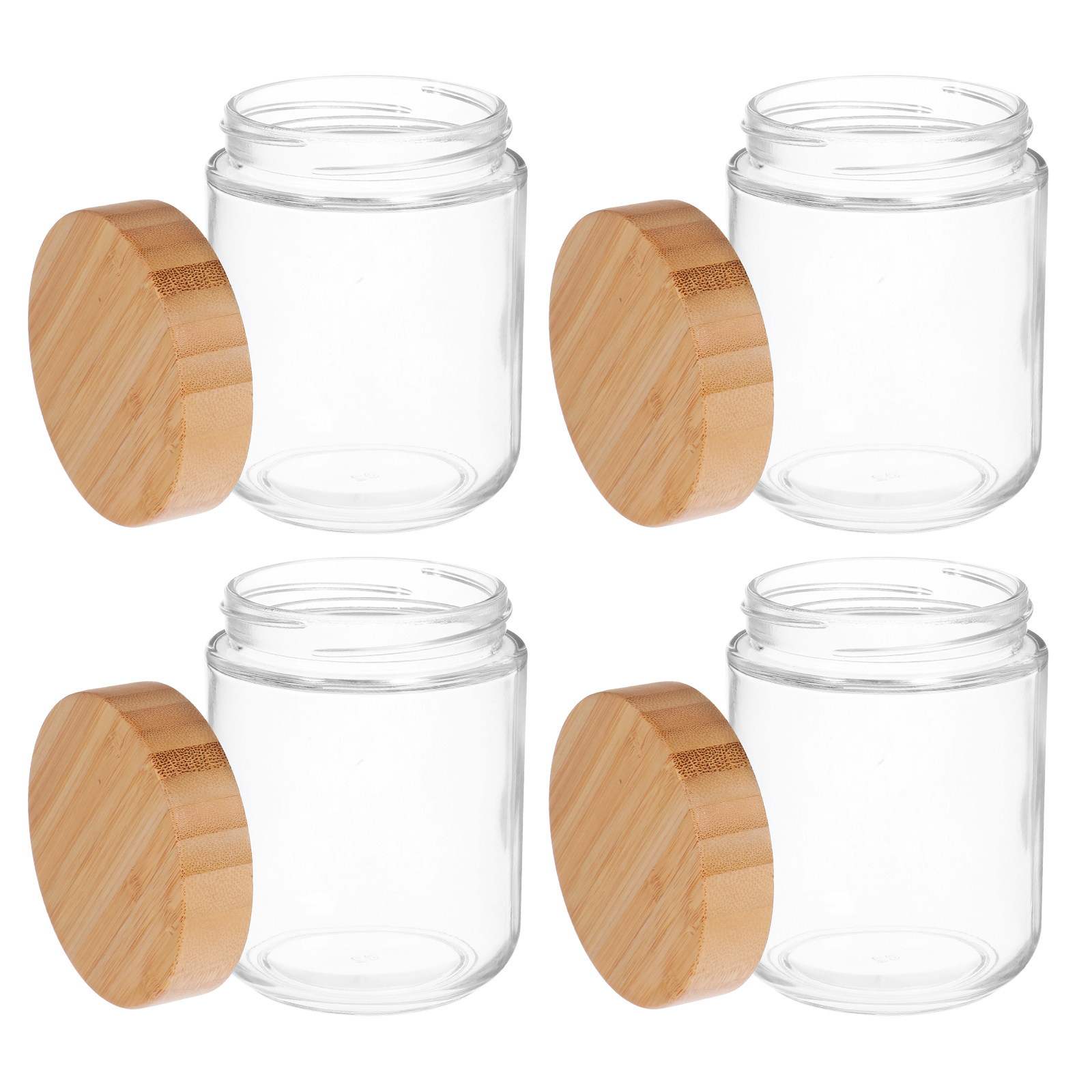 4Pcs Glass Kitchen Storage Jar - đánh giá và giá Food Storage Containers