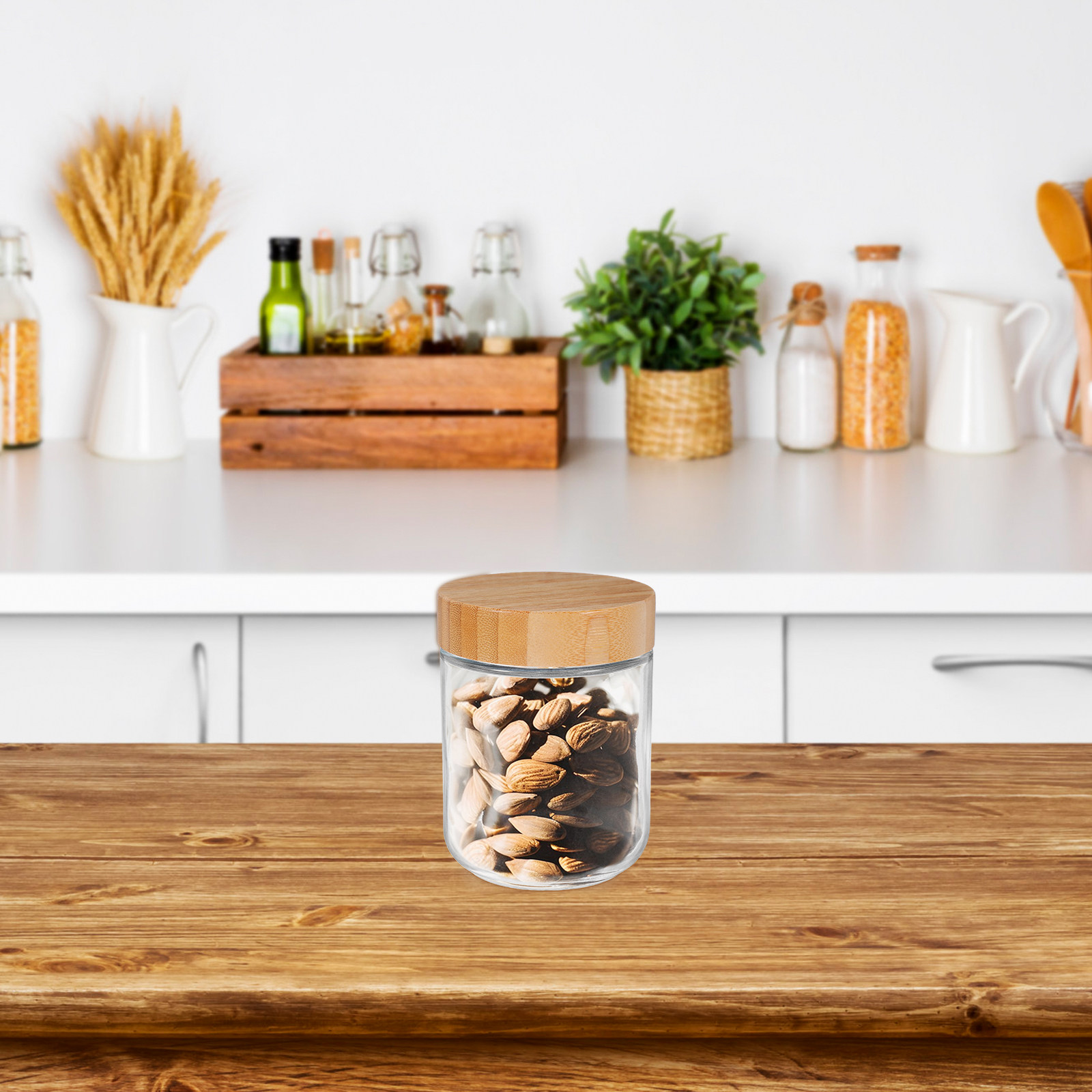 4Pcs Glass Kitchen Storage Jar - đánh giá và giá Food Storage Containers