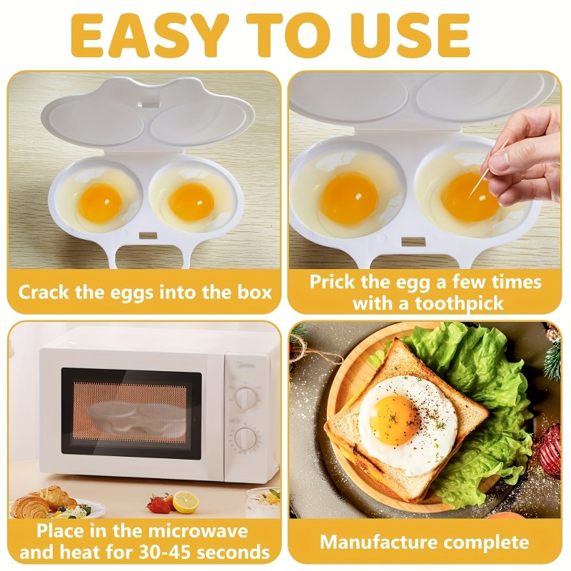 Microwave steamed egg box, for - đánh giá và giá Kitchen Gadgets For Gifts
