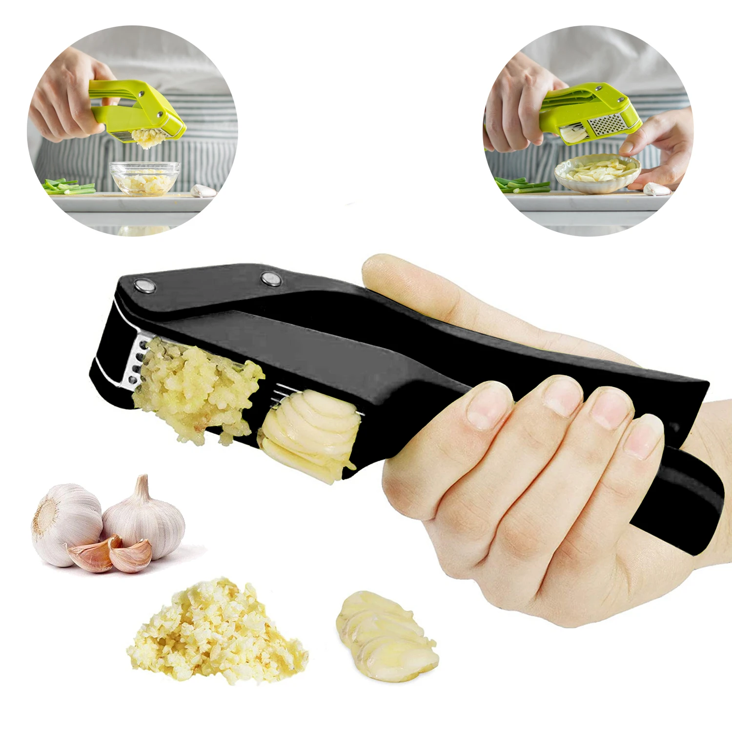 2 in 1 Garlic Ricer and Slicer - đánh giá và giá Kitchen Gadgets Cool