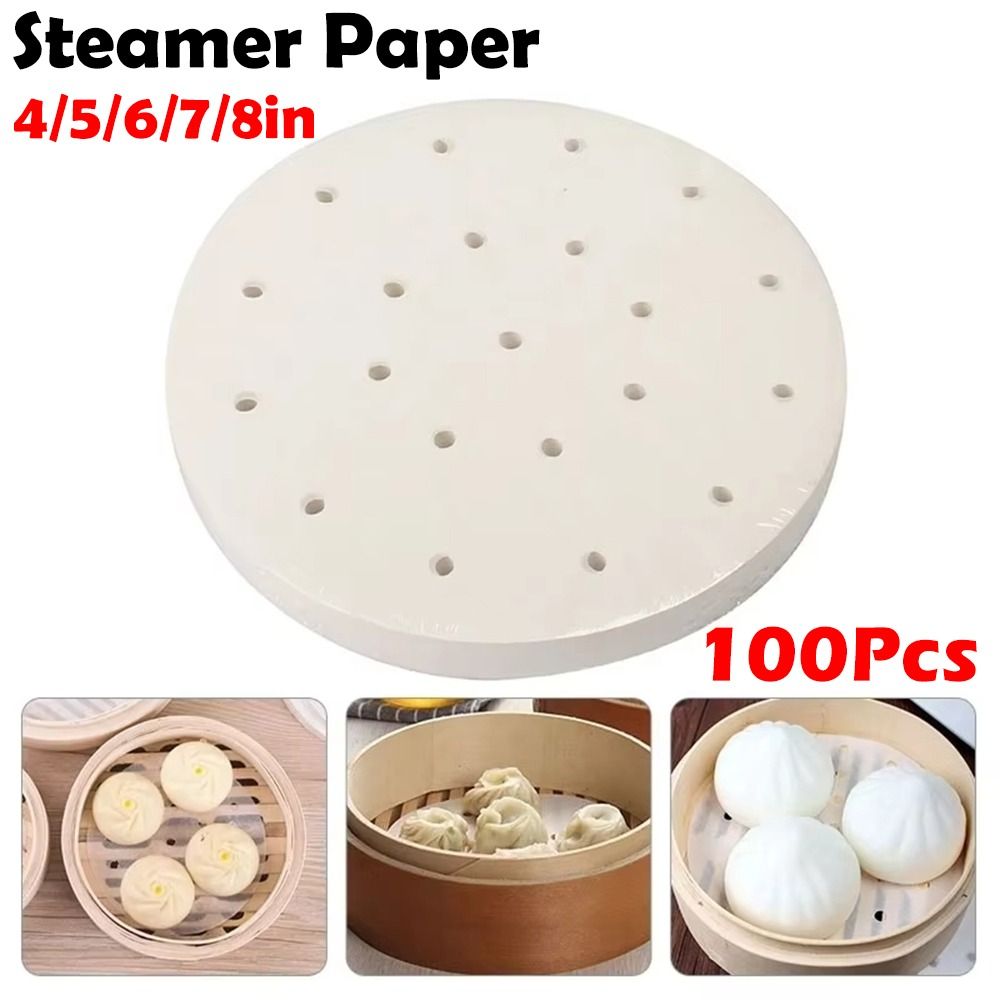 100Pcs Steamed Paper Steamed B - đánh giá và giá Kitchen Gadgets For Arthritic Hands